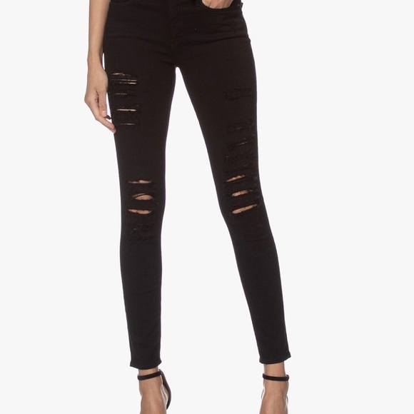 Frame Le Skinny de Jeanne Ripped Jeans - Picture 2 of 8